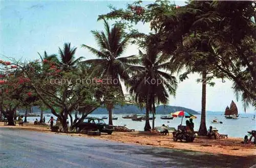 AK / Ansichtskarte  Phataya_Beach_Chol_Buri_Thailand Strand Promenade