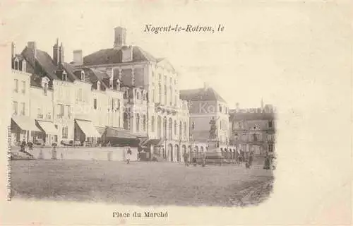 AK / Ansichtskarte  Nogent-le-Rotrou_28_Eure-et-Loir Place du Marche