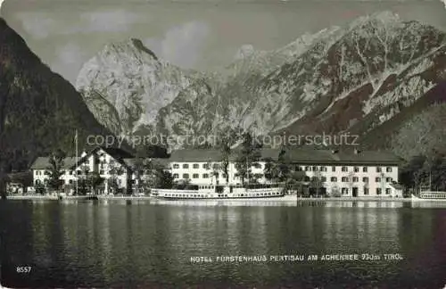 AK / Ansichtskarte  Pertisau_Achensee_Tirol_AT Hotel Fuerstenhaus Seepartie