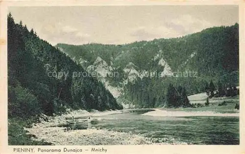 AK / Ansichtskarte  Pieniny_Pieninen_Slovakia Panorama Dunajca Mnichy