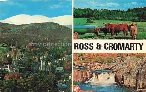 AK / Ansichtskarte  Ross_Cromarty Strathpeffer West Highland Strath Garve Falls