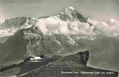 AK / Ansichtskarte  Grindelwald_BE First Fiescherwand Eiger und Jungfrau