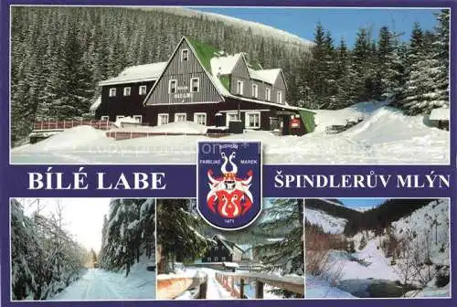 AK / Ansichtskarte  Spindleruv_Mlyn_Spindelmuehle_Riesengebirge_CZ Bergbaude Bile Labe Teilansichten