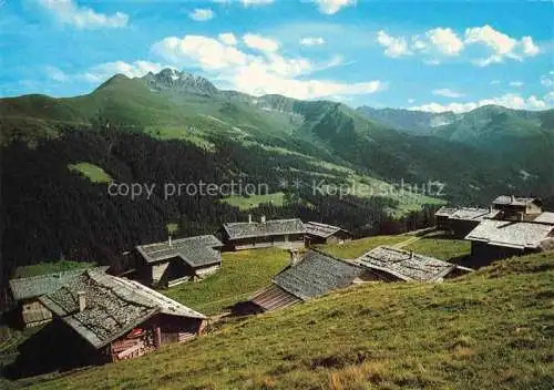 AK / Ansichtskarte  Frauenkirch_Davos_GR Stafelalp mit Rinerhorn Leidbachhorn Buehlenhorn