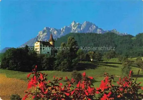 AK / Ansichtskarte  LUZERN__LU Krienserschloessli mit Pilatus