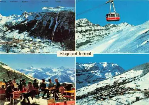 AK / Ansichtskarte  Leukerbad_Loueche-les-Bains_VS Skigebiet Torrent Torrentalp Torrentbahn Albinen