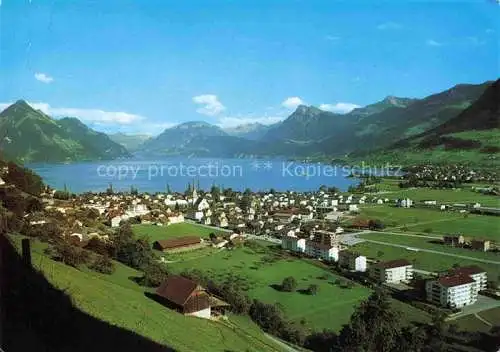 AK / Ansichtskarte  Ennetbuergen am Buergenstock mit Vierwaldstaettersee