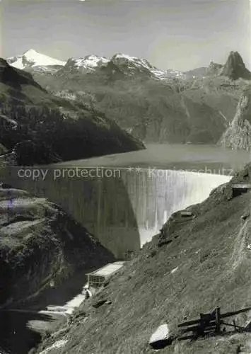 AK / Ansichtskarte  Vals_Zervreila_Stausee_GR Staumauer mit See und Zervreilahorn