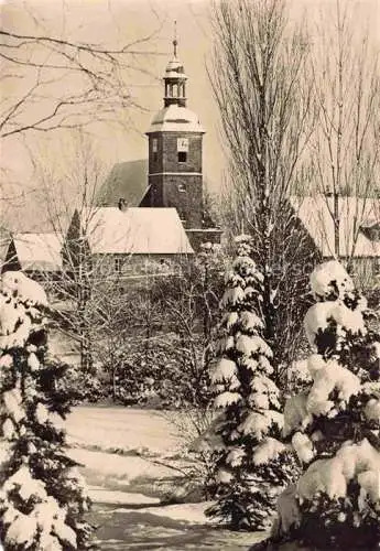 AK / Ansichtskarte  Jonsdorf_Saechsische_Schweiz Zittauer Gebirge An der Kirche im Kurort