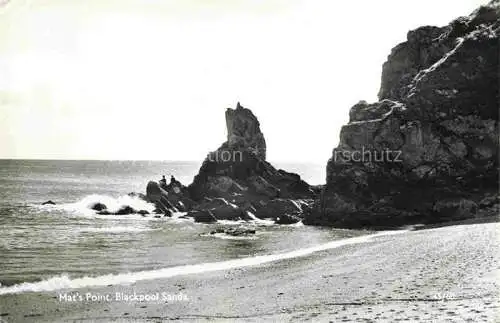 AK / Ansichtskarte  Blackpool_Sands_Dartmouth_Townstal_Devon_UK Mat's Point Beach