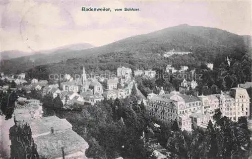 AK / Ansichtskarte  BADENWEILER_BW Panorama Blick vom Schloss