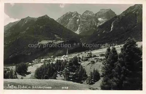 AK / Ansichtskarte  Telfes_Stubai_Tirol_AT Panorama Blick gegen Schlickerzinnen