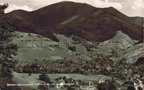 AK / Ansichtskarte  Untermuenstertal Panorama Blick zum Belchen Schwarzwald