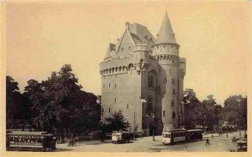 AK / Ansichtskarte  Strassenbahn_Tramway-- Porte de Hal Bruxelles