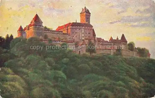 AK / Ansichtskarte  Hoffmann__Heinrich_Kuenstlerkarte_Sueddeutschland_Alsace Haut Koenigsburg