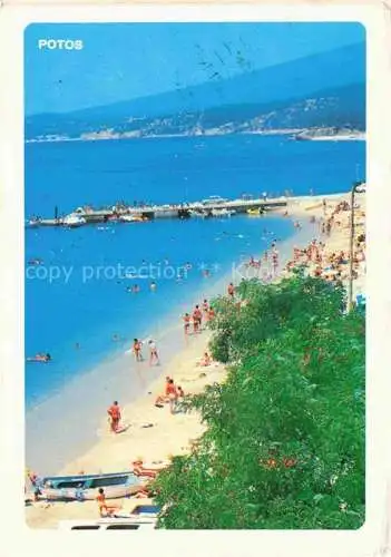 AK / Ansichtskarte  Potos_Thasos_Greece Fliegeraufnahme Strandpartien