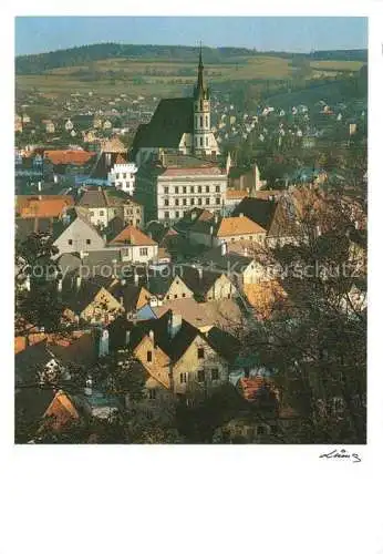 AK / Ansichtskarte  Cesky_Krumlov_Krumau_Moldau_CZ Michal Tuma z cyklu