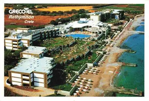 AK / Ansichtskarte  Rethymnon_Rethimnon_Crete_Greece El Greco Hotels Fliegeraufnahme