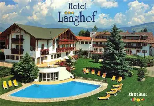 AK / Ansichtskarte  Schabs_Natz_Brixen_Suedtirol Hotel Langhof Pool