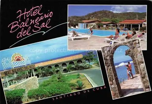 AK / Ansichtskarte  Santiago_de_Cuba Hotel Balneario del Sol Pool park