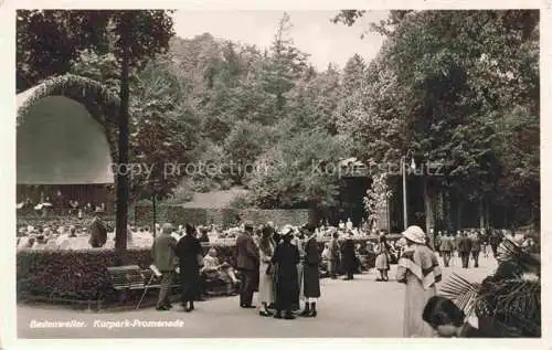 AK / Ansichtskarte  BADENWEILER_BW Kurpark Promenade Konzertpavillon