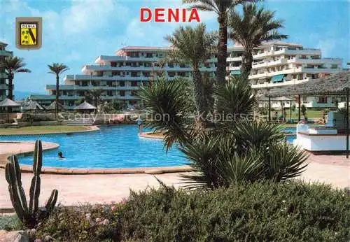 AK / Ansichtskarte  Denia_Costa_Blanca_ES Urbanización Las Fuentes Piscina