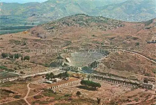 AK / Ansichtskarte  Izmir_Smyrne_Smyrna_TK Agora and Great Theatre aerial view