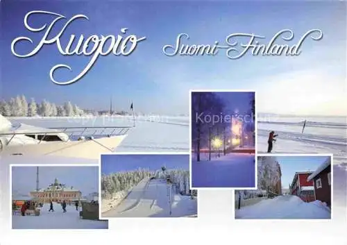 AK / Ansichtskarte  Kuopio_Suomi Winterpanorama