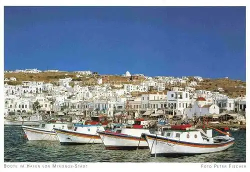 AK / Ansichtskarte  Mykonos_Micono_Myconos_Greece Hafenpartie