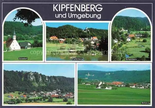 AK / Ansichtskarte  Kipfenberg_Altmuehltal Grosdorf Kipfenberg Schambach Arnsberg Bohming