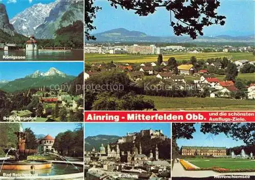 AK / Ansichtskarte  Mitterfelden Koenigssee Berchtesgaden Bad Reichenhall Panorama Salzburg Herrenchiemsee