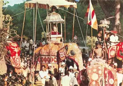 AK / Ansichtskarte  SRI_LANKA_Ceylon Kandy Perahera Clourful Procession Held