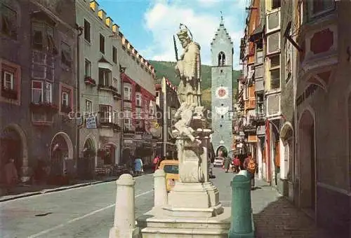 AK / Ansichtskarte  Sterzing_Vipiteno_Suedtirol_IT Dorfstrasse Denkmal