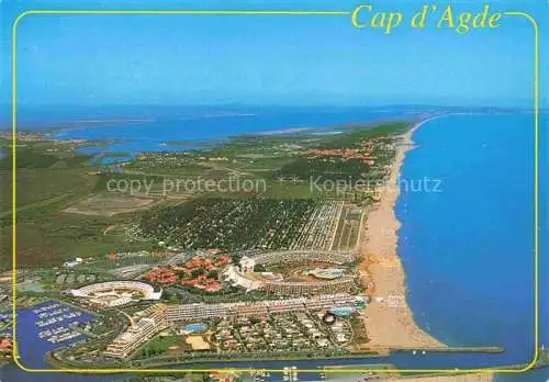 AK / Ansichtskarte  Cap-d_Agde Vue aerienne Centre de naturisme