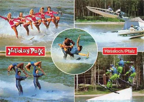 AK / Ansichtskarte  Hassloch_Pfalz Holiday Park Freizeit- und Unterhaltungspark Wasserski-Show