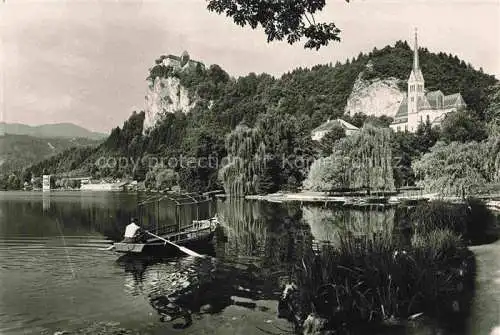 AK / Ansichtskarte  Bled_Slovenia Partie am Wasser