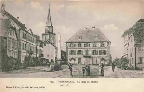 AK / Ansichtskarte  DANNEMARIE__Dammerkirch_Alsace_68_Haut-Rhin Place des Halles