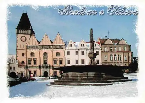 AK / Ansichtskarte  Tabor__CZ Schloss Brunnen