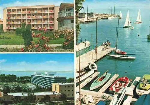 AK / Ansichtskarte  Balatonfuered_HU Hotels Hafen Plattensee