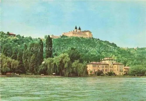 AK / Ansichtskarte  Tihany_HU Ansicht vom Plattensee aus Blick zum Schloss