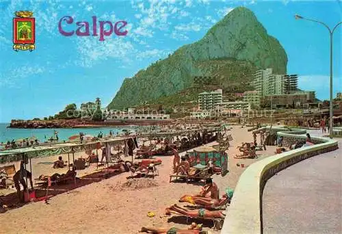 AK / Ansichtskarte  Calpe_Calp_Alicante_ES Playa de la Fosa y Penon de Ifach