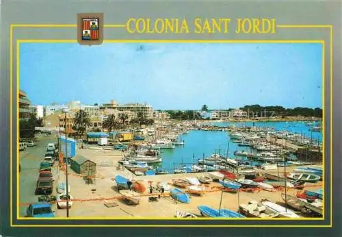 AK / Ansichtskarte  Colonia_Sant_Jordi_Mallorca_ES Panorama Hafen