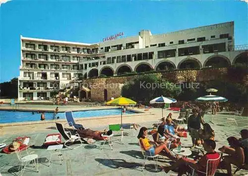 AK / Ansichtskarte  Santa_Ponsa_Mallorca_ES Hotel Casablanca Piscina