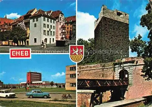 AK / Ansichtskarte  Cheb_Eger_CZ Teilansichten