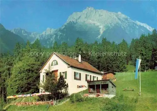 AK / Ansichtskarte  Ilsank Berggaststaette Soeldenkoepfl am Soleleitungsweg Blick auf Hochkalter