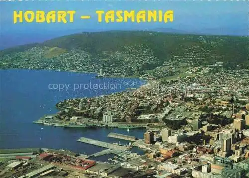 AK / Ansichtskarte  Hobart__Tasmania_Australia Fliegeraufnahme