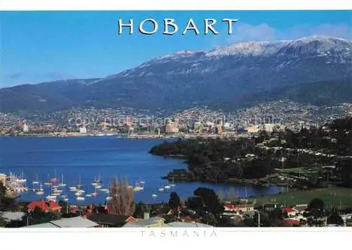 AK / Ansichtskarte  Hobart__Tasmania_Australia Panorama Blick gegen Mt. Wellington