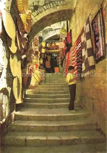 AK / Ansichtskarte  Jerusalem__Yerushalayim_Israel Old city street scene