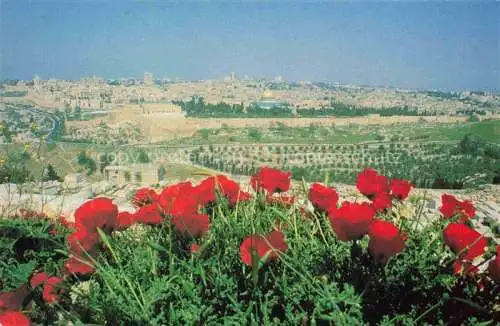 AK / Ansichtskarte  Jerusalem__Yerushalayim_Israel Panorama Blick vom Mount of Olives