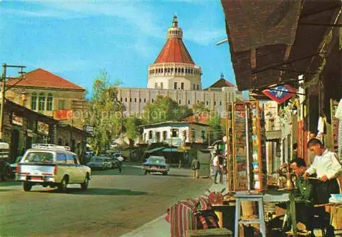 AK / Ansichtskarte  Nazareth__Illit_Israel Partial view with new Church of Annunciation